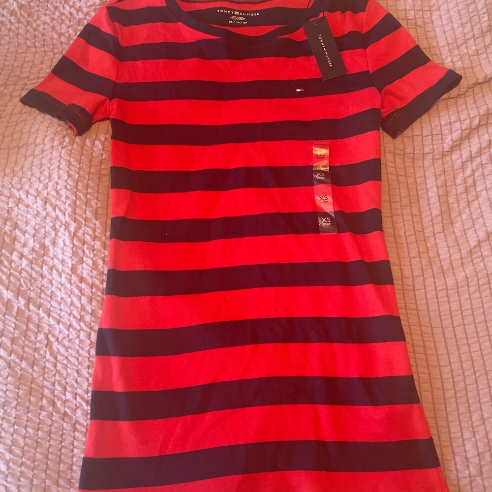 Brand New Red and Blue Tommy Hilfiger Tshirt